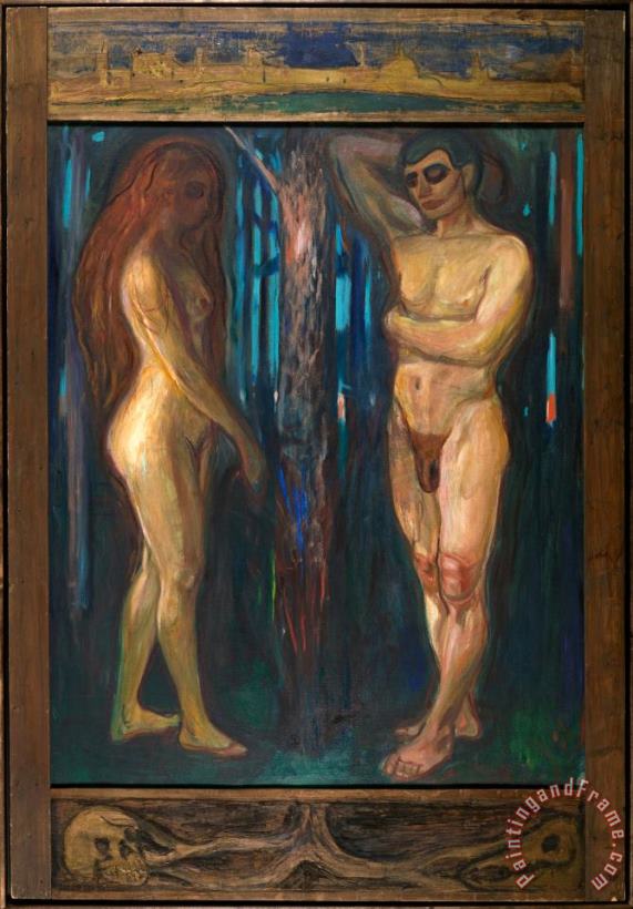 Metabolism painting - Edvard Munch Metabolism Art Print