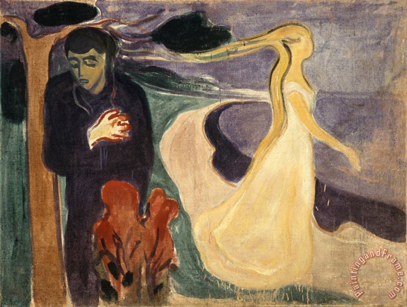 Edvard Munch Separation Art Painting
