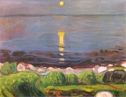 Edvard Munch Summer Night at The Beach