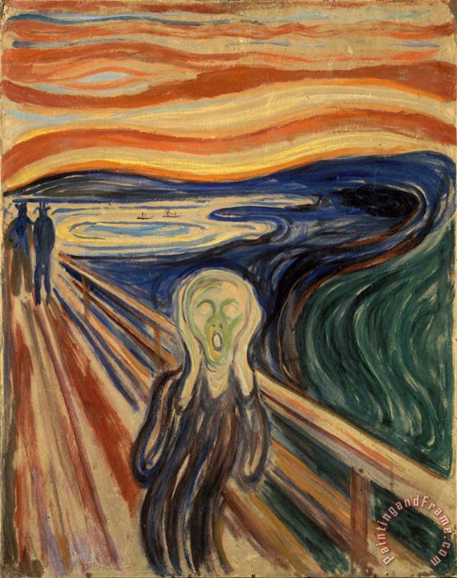 Edvard Munch The Scream Art Painting