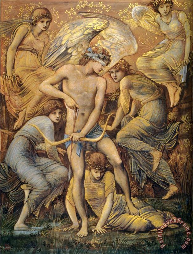 Cupid's Hunting Fields painting - Edward Burne Jones Cupid's Hunting Fields Art Print