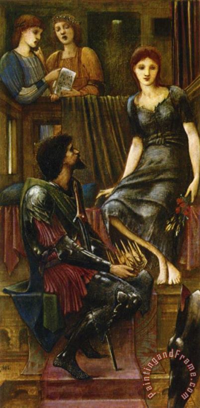 King Cophetua And The Beggar Maid Study painting - Edward Burne Jones King Cophetua And The Beggar Maid Study Art Print