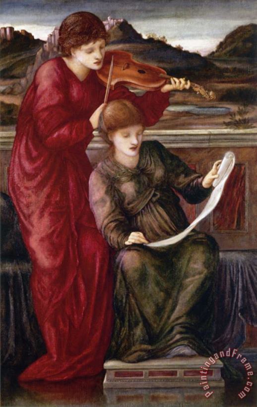 Edward Burne Jones Music Art Print