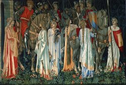 Edward Burne Jones The Arming And Departure of The Knights of The Round Table on The Quest of The Holy Grail