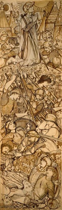 Edward Burne Jones The Battle of Beth Horon Art Print