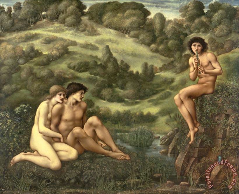 The Garden of Pan painting - Edward Burne Jones The Garden of Pan Art Print