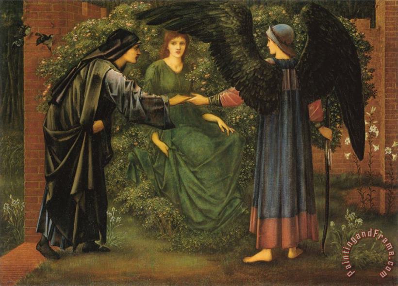 The Heart of The Rose painting - Edward Burne Jones The Heart of The Rose Art Print
