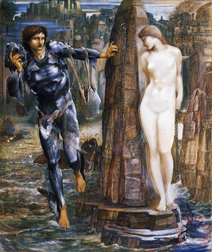 Edward Burne Jones The Perseus Series The Rock of Doom Art Painting