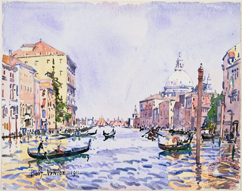 Edward Darley Boit Venice Afternoon on The Grand Canal Art Painting