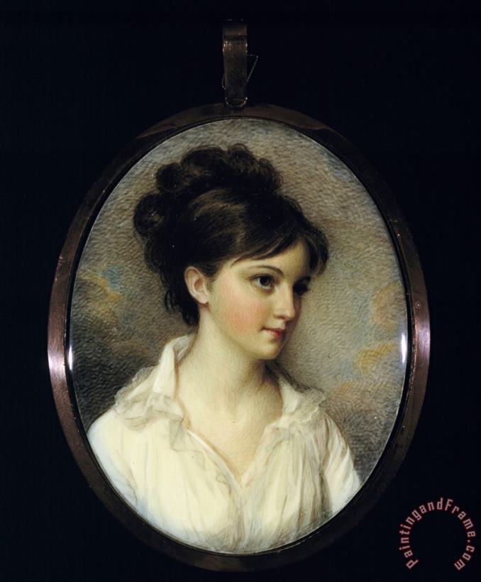 Eliza Izard (mrs. Thomas Pinckney, Jr.) painting - Edward Greene Malbone Eliza Izard (mrs. Thomas Pinckney, Jr.) Art Print