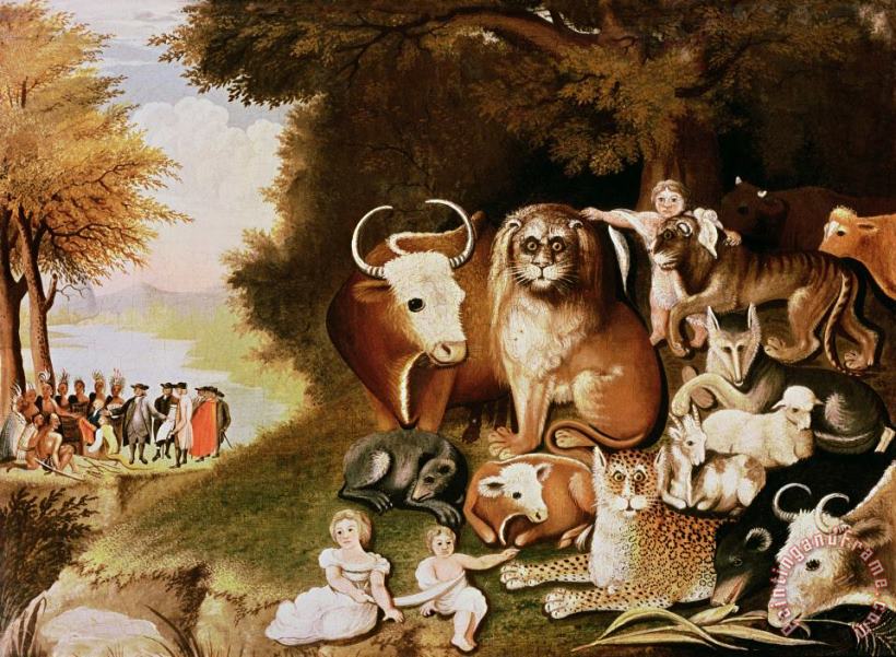edward-hicks-the-peaceable-kingdom-art-painting-for-sale