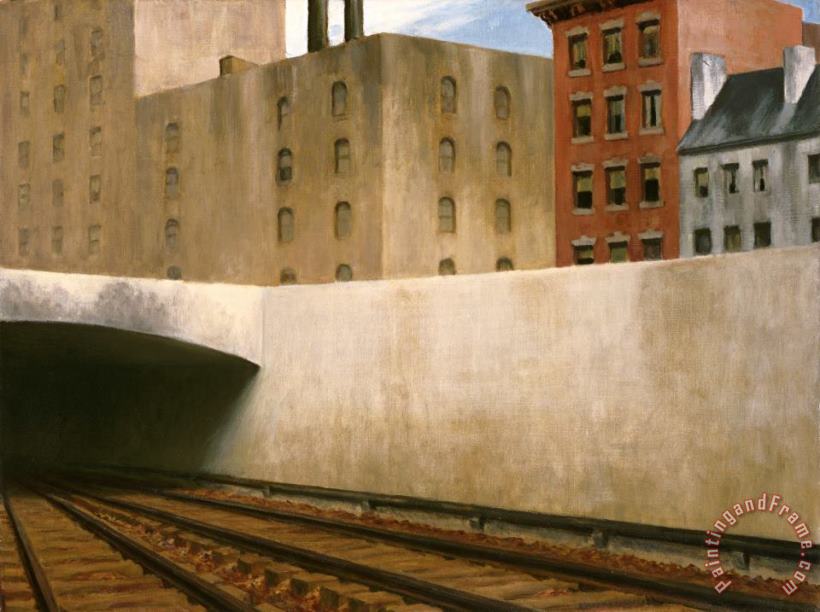 Edward Hopper Approaching a City Art Print