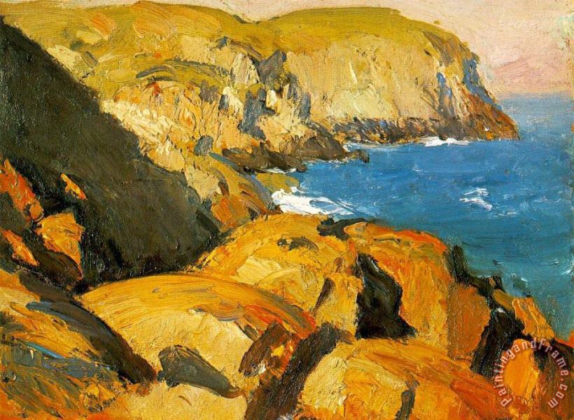 Edward Hopper Blackhead Monhegan 1919 Art Painting