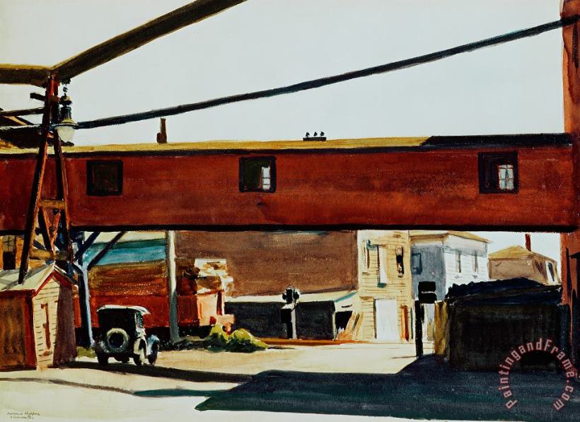 Edward Hopper Box Factory Art Painting