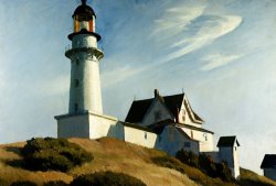 Edward Hopper Lighthouse At Two Lights