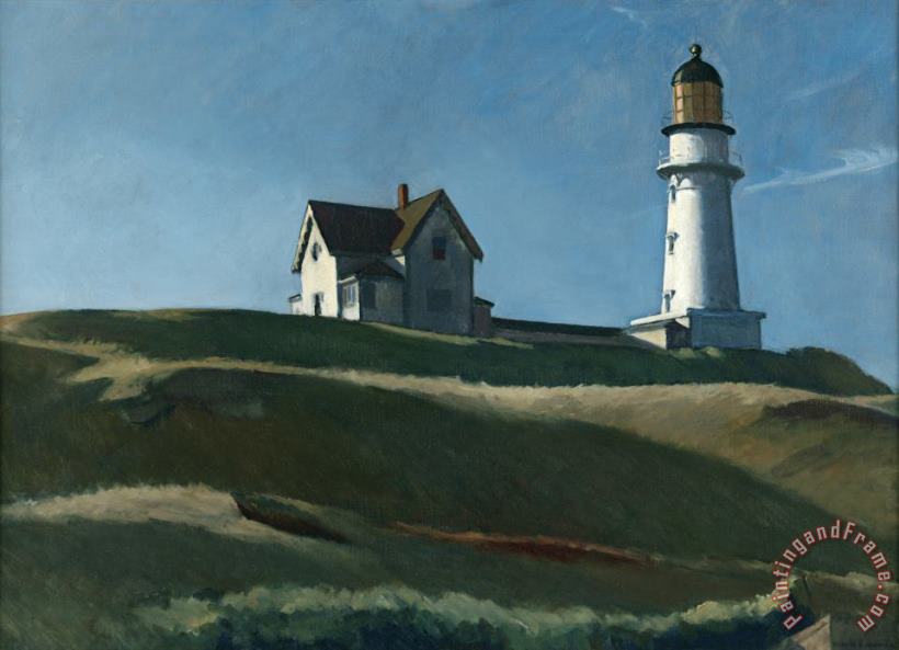 Lighthouse Hill painting - Edward Hopper Lighthouse Hill Art Print