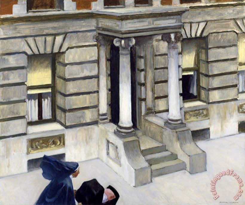 Edward Hopper New York Pavements Art Painting