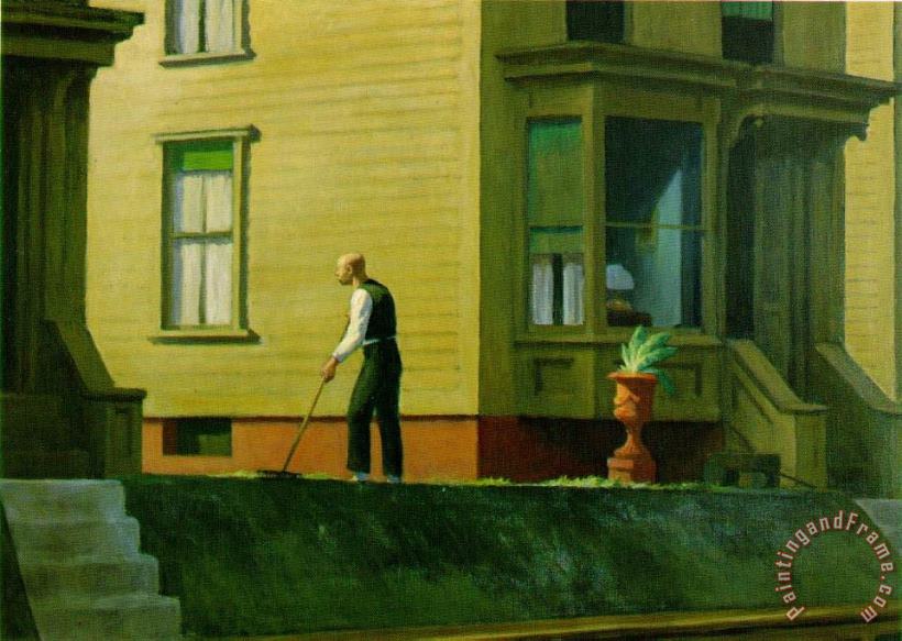 Edward Hopper Pennsylvania Coal Town Art Painting