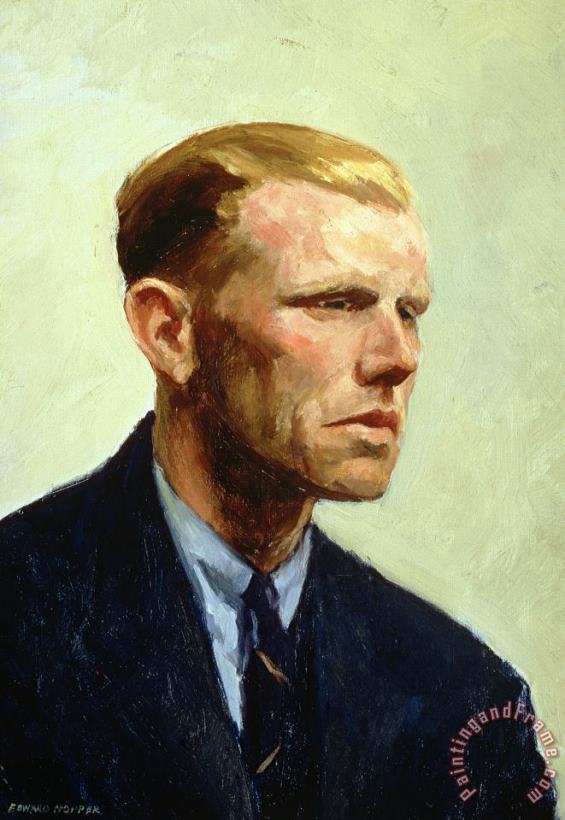Portrait Of A Man painting - Edward Hopper Portrait Of A Man Art Print