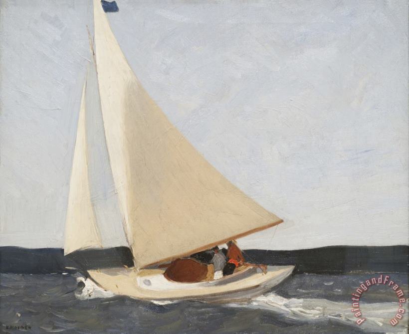 Sailing painting - Edward Hopper Sailing Art Print