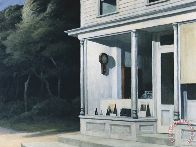 Edward Hopper Seven A.m. Art Print