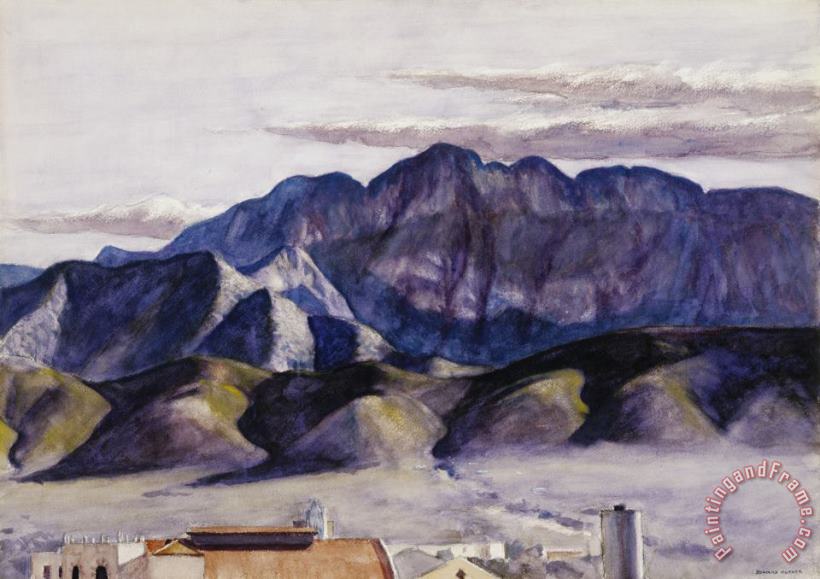 Edward Hopper Sierra Madre at Monterrey Art Painting
