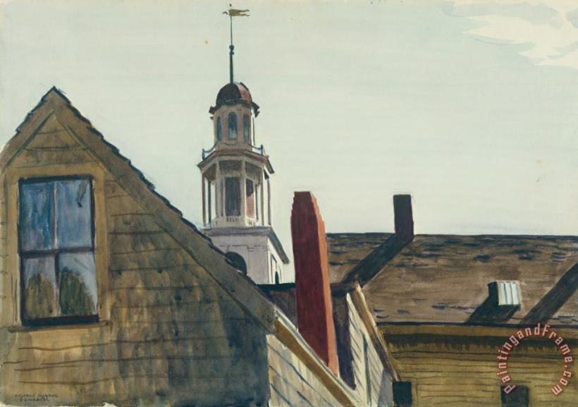 Edward Hopper Universalist Church Art Print