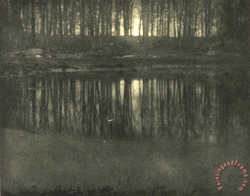 Edward Jean Steichen Moonlight The Pond Art Painting