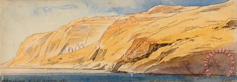 Edward Lear Abu Simbel, 1 10 Pm, 9 February 1867 (385) Art Print