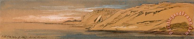 Edward Lear Abu Simbel 2 Art Painting