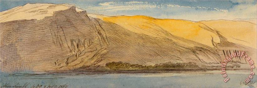 Edward Lear Abu Simbel, 4 30 Pm, 8 February 1867 (379) Art Print