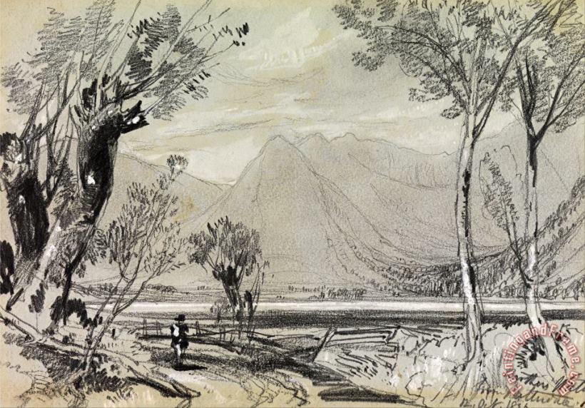 Edward Lear Brothers Water From Patterdale Art Painting