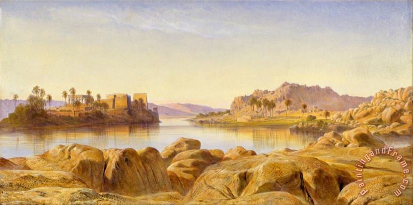 Edward Lear Philae, Egypt Art Painting