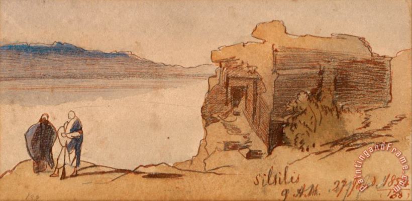 Silsilis painting - Edward Lear Silsilis Art Print