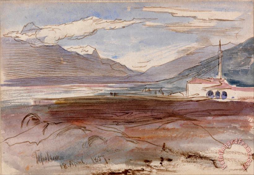 Edward Lear Tepelene, 18 April 1857 Art Painting