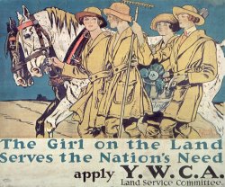 Edward Penfield World War I YWCA poster