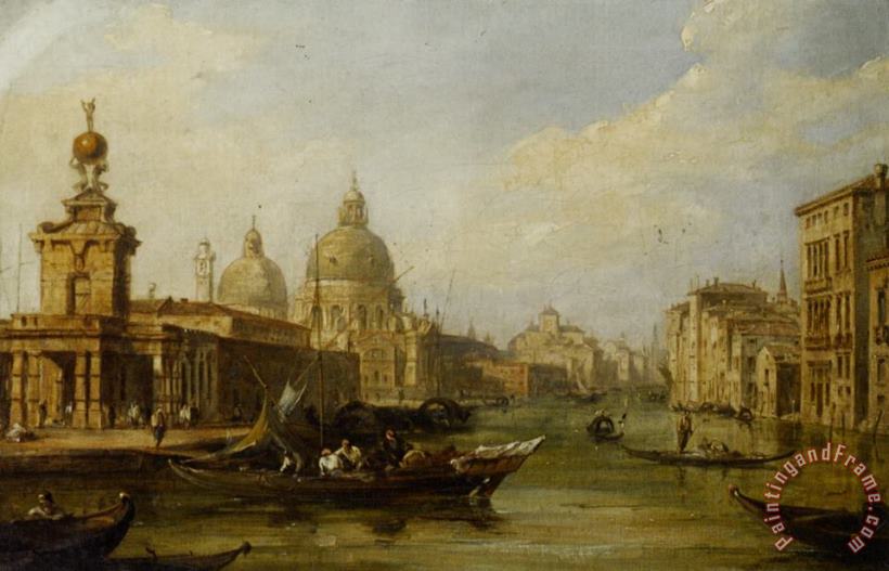 On The Grand Canal Venice painting - Edward Pritchett On The Grand Canal Venice Art Print