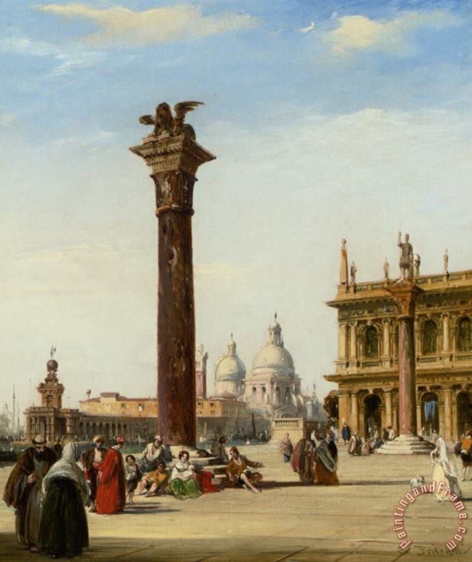 Edward Pritchett Piazza San Marco Venice Art Print