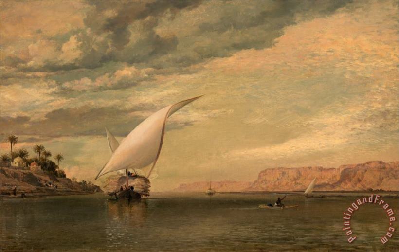 On The Nile painting - Edward William Cooke On The Nile Art Print