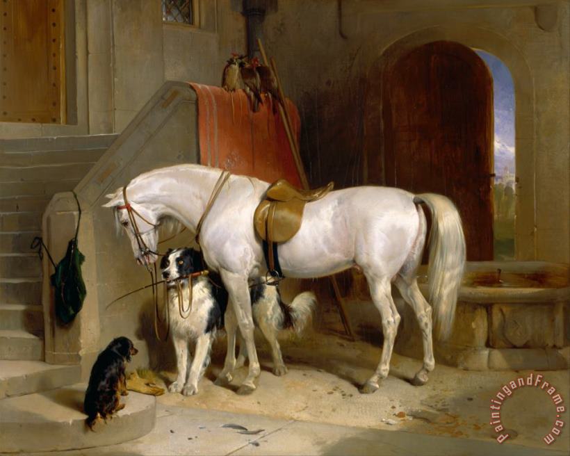 Edwin Landseer Favourites, The Property of H.r.h. Prince George of Cambridge Art Painting