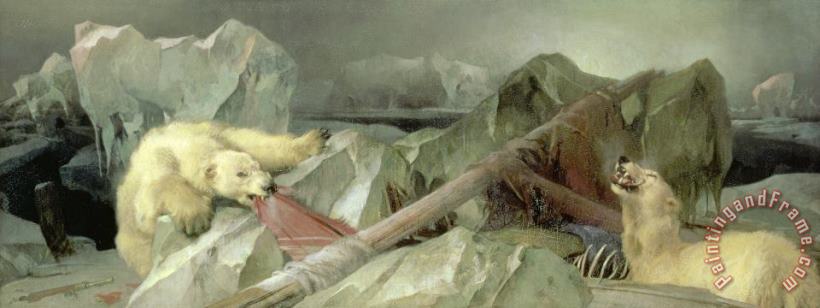 Edwin Landseer Man Proposes, God Disposes Art Painting