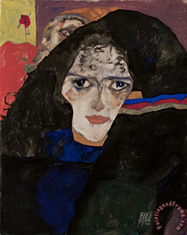Egon Schiele Mourning Woman Art Print