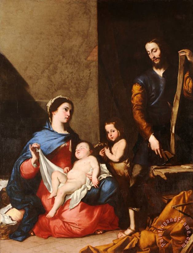 el Espanoleto Jose de Ribera The Sacred Family Art Painting
