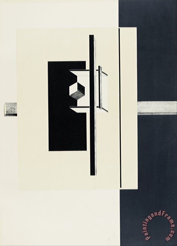 El Lissitzky 1o Kestnermappe Proun (proun. 1st Kestner Portfolio) Art Print
