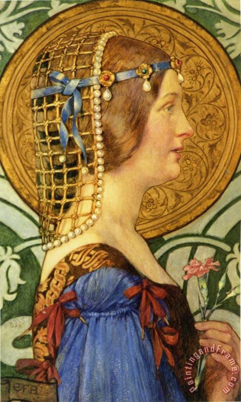 If One Could Have That Little Head of Hers painting - Eleanor Fortescue Brickdale If One Could Have That Little Head of Hers Art Print