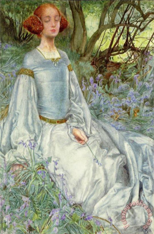 In Spring Time, The Only Pretty Ring Time From As You Like It painting - Eleanor Fortescue Brickdale In Spring Time, The Only Pretty Ring Time From As You Like It Art Print