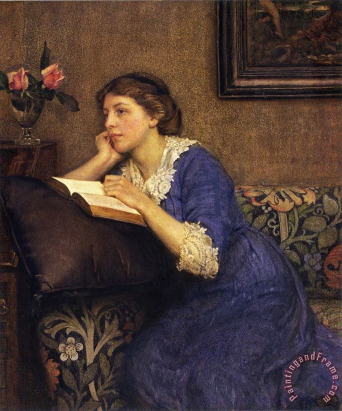 Eleanor Fortescue Brickdale Portrait of Winifred Robers Art Print