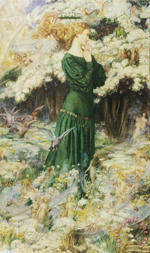 Eleanor Fortescue Brickdale The Lover's World Art Print