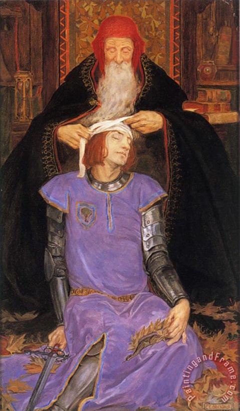 Eleanor Fortescue Brickdale The Physician Art Print