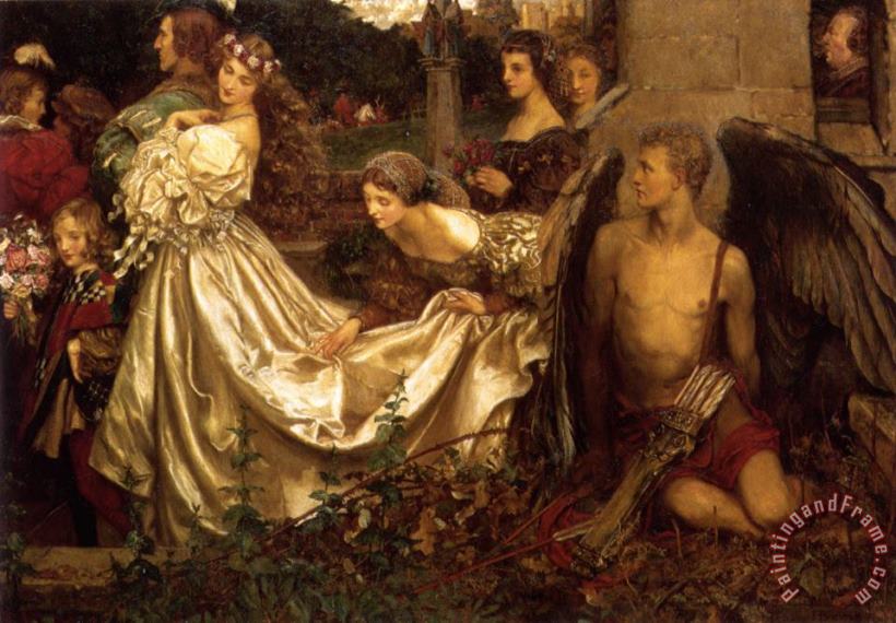 The Uninvited Guest painting - Eleanor Fortescue Brickdale The Uninvited Guest Art Print